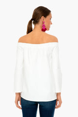 White Miranda Off the Shoulder Blouse