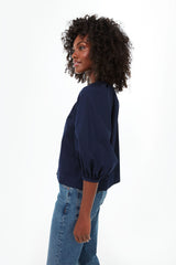 Navy New Dill Top