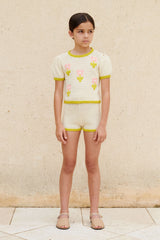 Flower Bed Twiggy Shorts