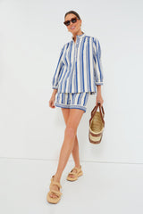 Natural Straw Blaise Two Band Platform Sandal